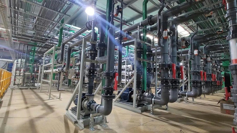 科勒衛(wèi)浴電鍍廢水處理工程現(xiàn)場(chǎng)