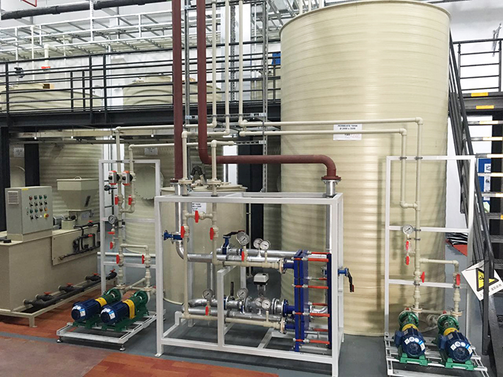 博世汽車機加工含油廢水處理零排放工程項目現場